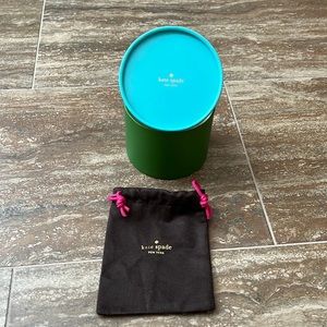 Kate Spade gift box with jewelry storage bag..